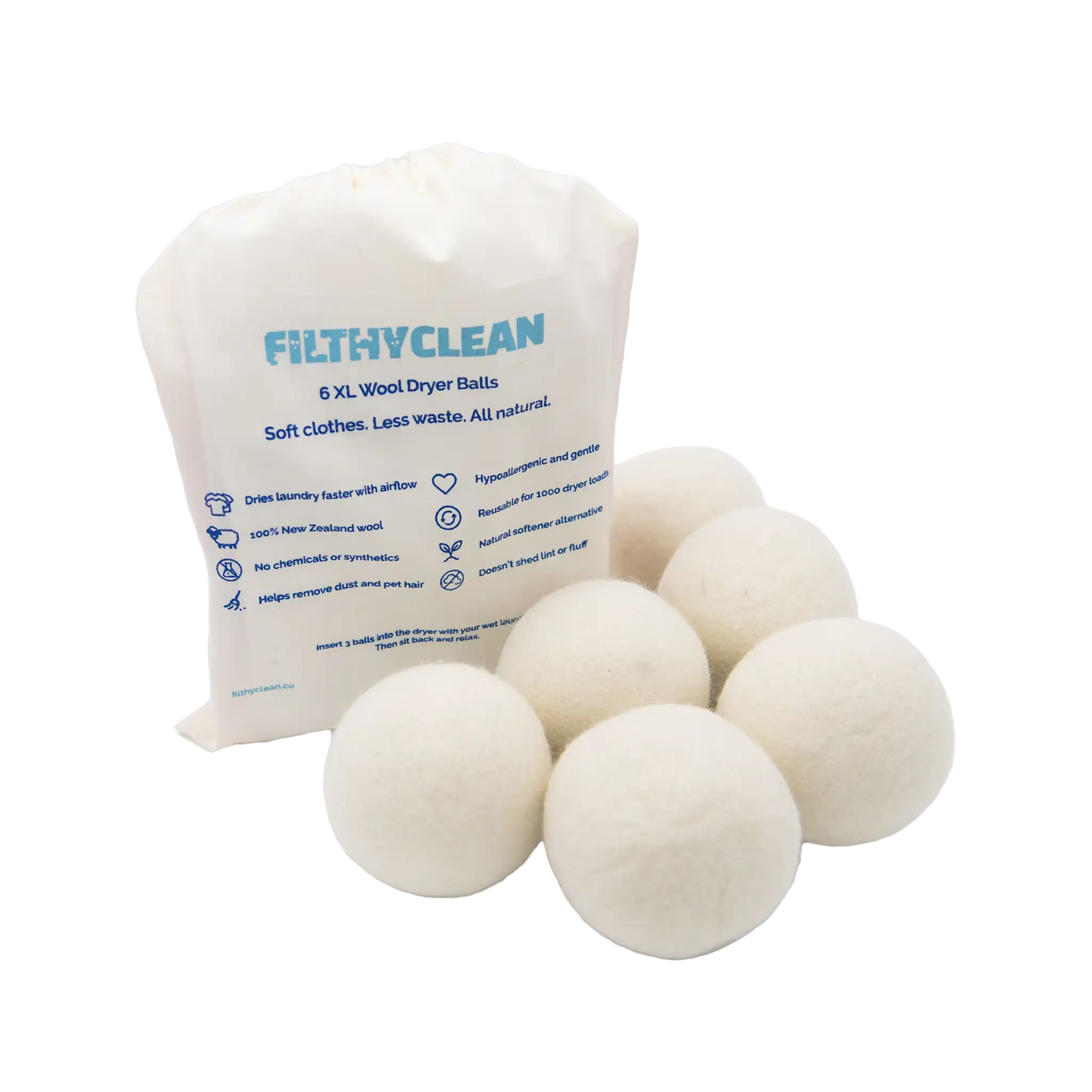 Fast And Fluffy Dryer Balls