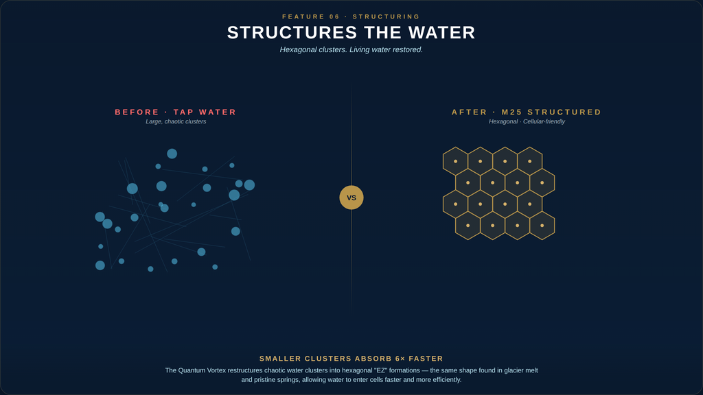 Aquarius Quantum Vortex Structured Water Device