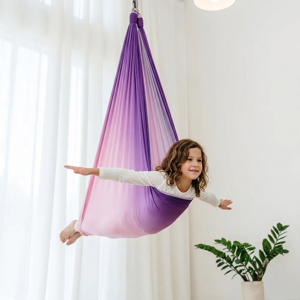 Therapy Swing Cozy Cocoon - Pink/Lilac Ombre